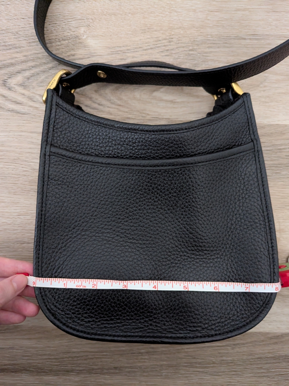 Coach 1941 Emery Crossbody 21 Black Pebble Leather Bag 89125 Brass EOC - Picture 8 of 10